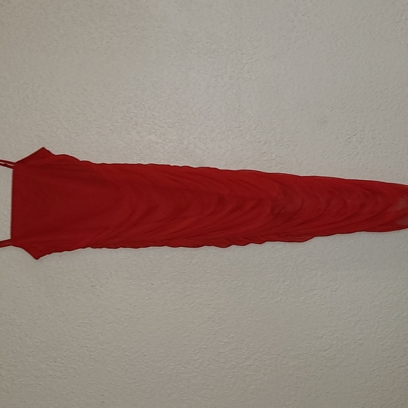 New! Wild Fable Mesh Runched Bodycon Midi Dress - Picture 6 of 7